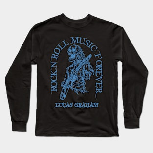 Lucas Graham /// Skeleton Guitar Player Long Sleeve T-Shirt